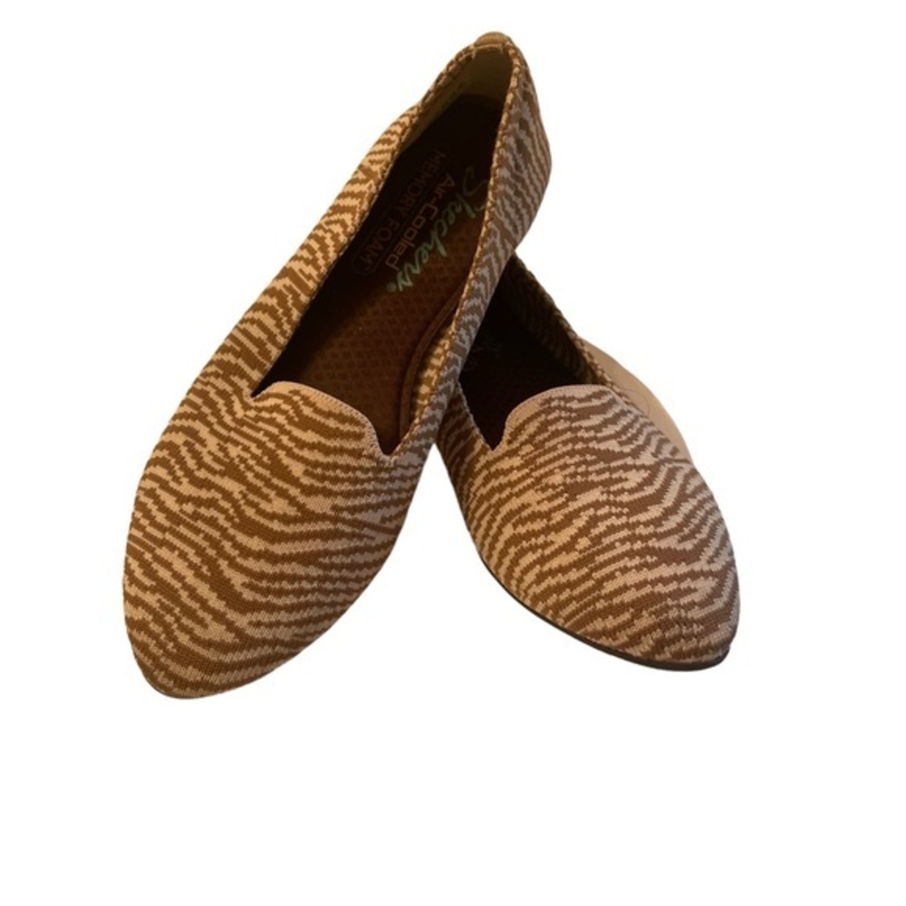 Skechers Memory Foam Flat Stretch Fit Shoes Size 6
